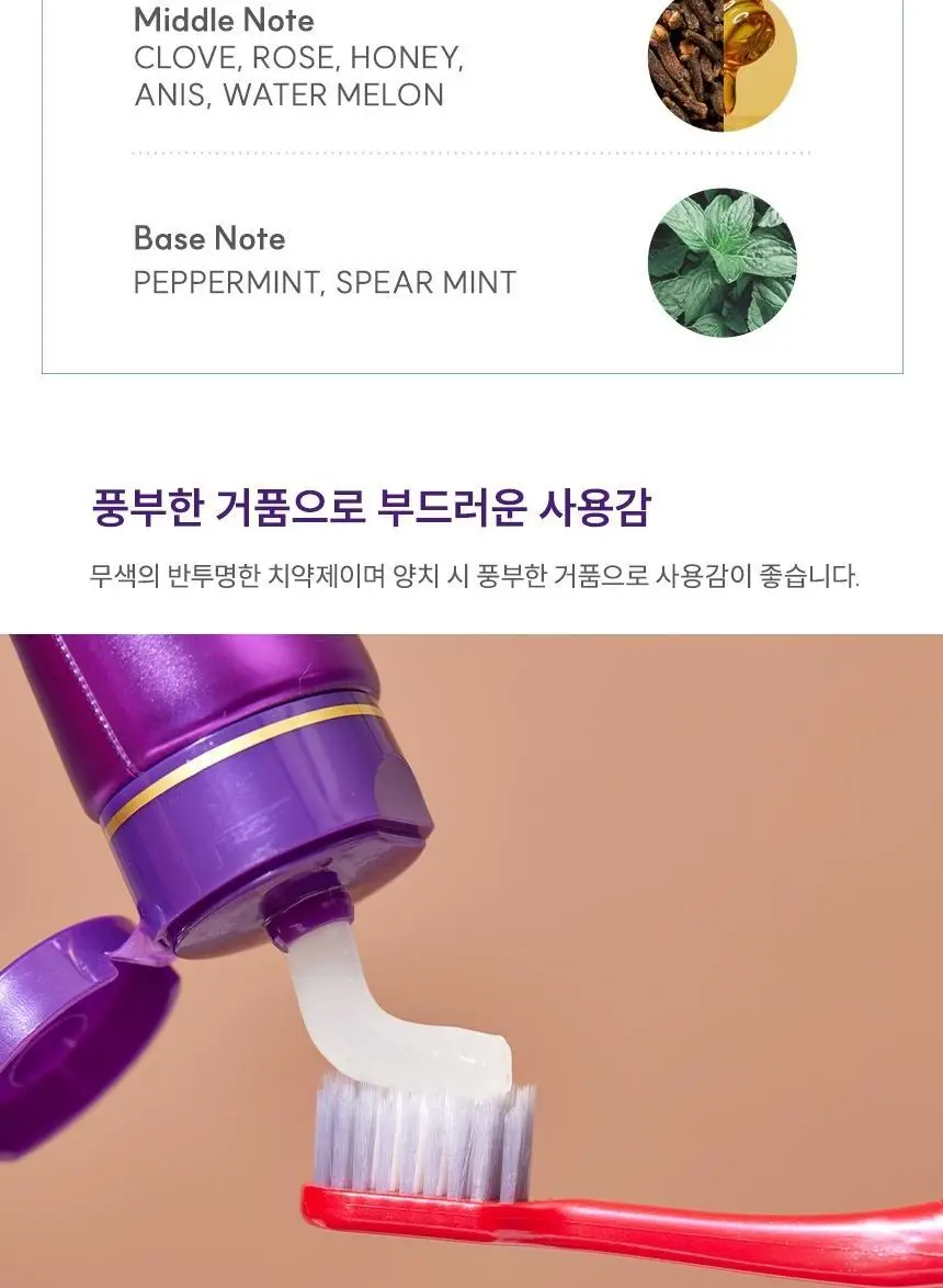 [불소 포함] 뷰센G 잇몸케어 치약 120g 상세페이지 12